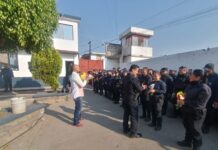 Alcalde de Pátzcuaro reconoce labor de las mujeres policías