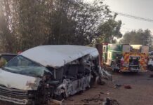 Se accidenta cuadrilla; 2 muertos y 6 heridos