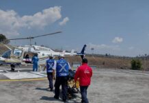 Cuentan con ambulancia aérea para el traslado de pacientes