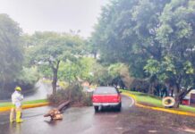 Atienden contingencia por lluvia en Uruapan