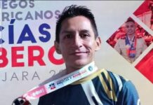 Carlos Ramírez, obtiene medalla de plata en Taekwondo, en los Décimos Juegos Latinoamericanos de Policías y Bomberos