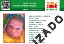 Localiza FGE a recién nacido en Zamora; un hombre fue detenido y es investigado por violencia vicaria
